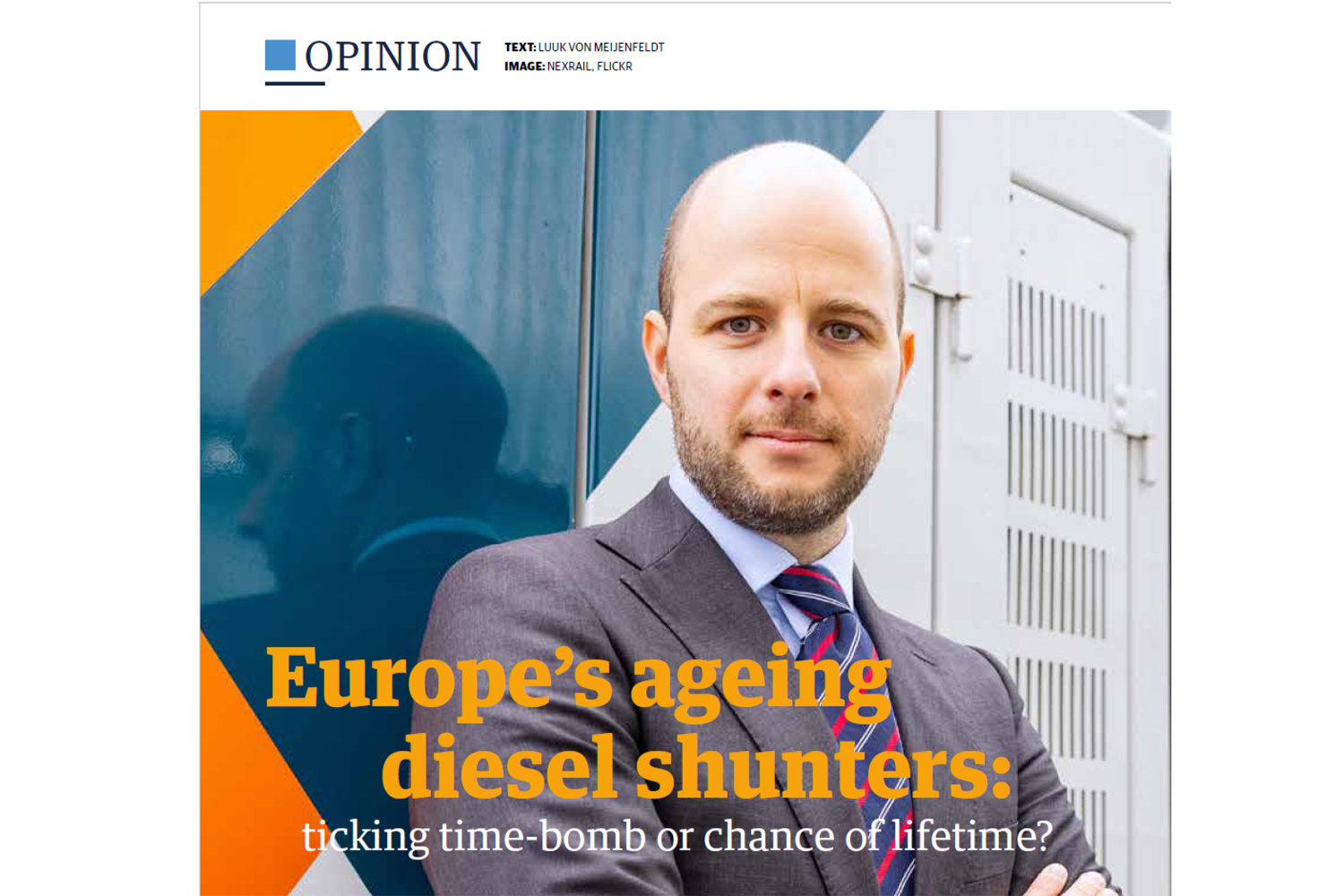 Luuk-Artikel „RailFreight“ Luuk von Meijenfeldt in RailFreight.com Magazine